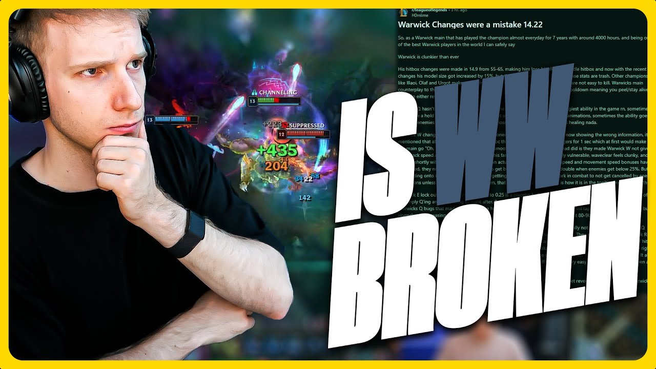Warwick Got Buffed (Or Nerfed?) - Are They GAME-CHANGING?? - JANKOS
