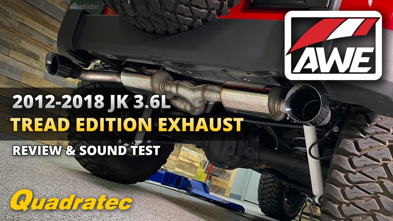 AWE Tread Edition Exhaust Review & Sound Test for 2012-2018 Jeep Wrangler JK with 3.6L V6