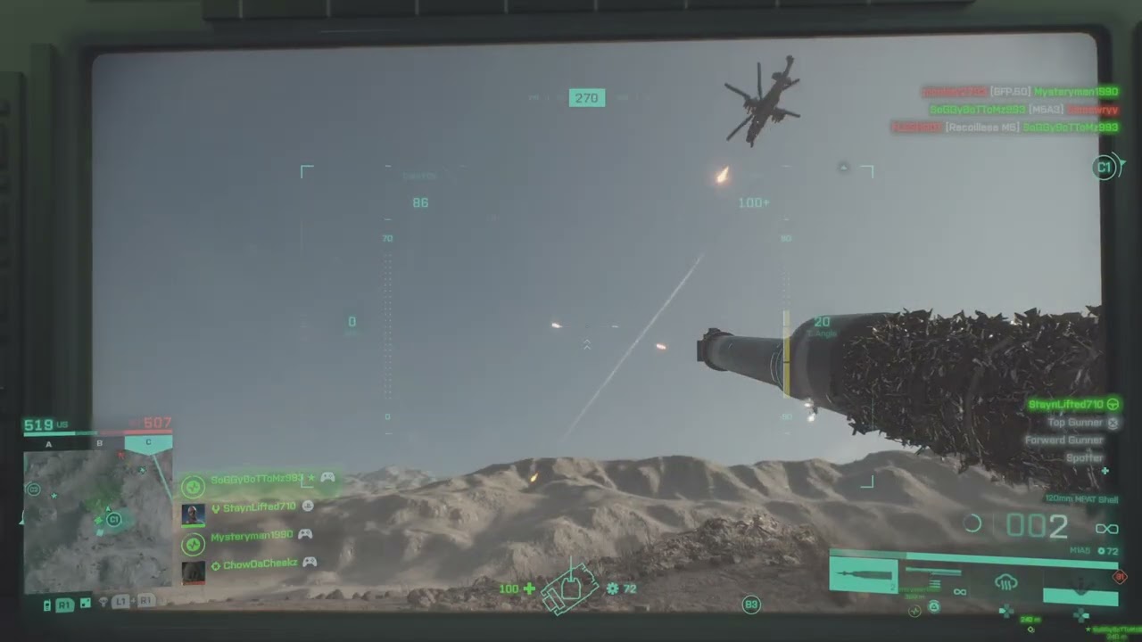 Battlefield 2042 tank vs super hokum El Alamein map