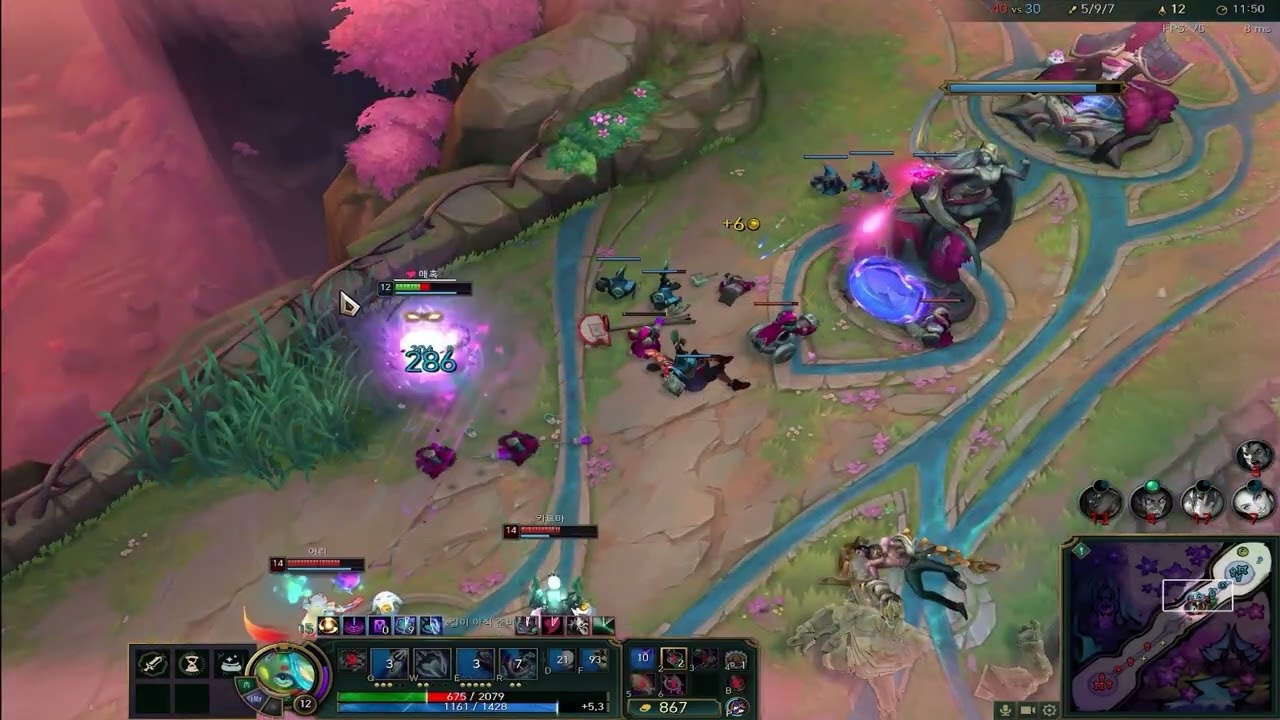 [LOL 아수라장] 물고기혼자 플래증강 5개 | 금쪽이네 일기 259