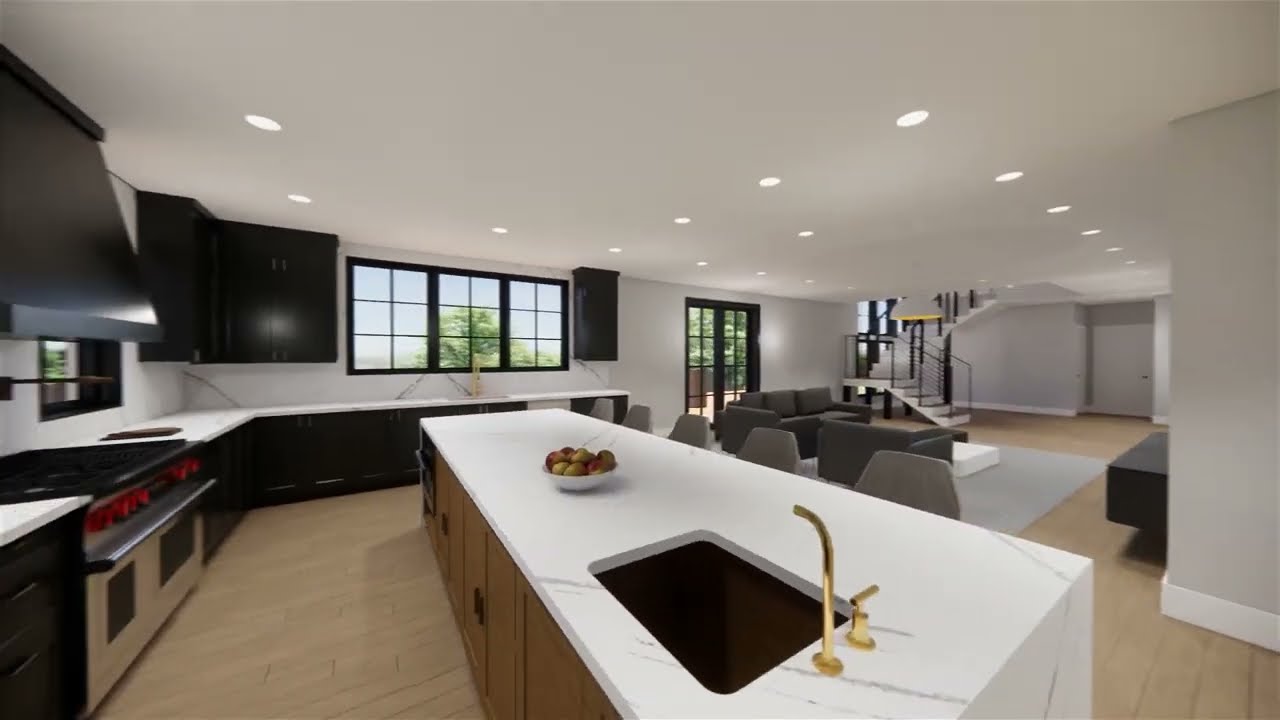 Modern Mansion 3D Rendering | Virtual Interior Tour