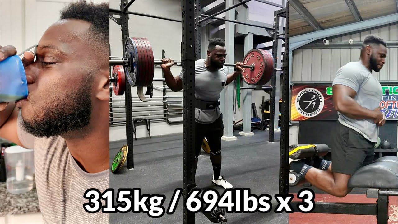 Project 1100 Day 2 -  Squat is Back?! | 694lbs x 3 Squat | What Motivates Me