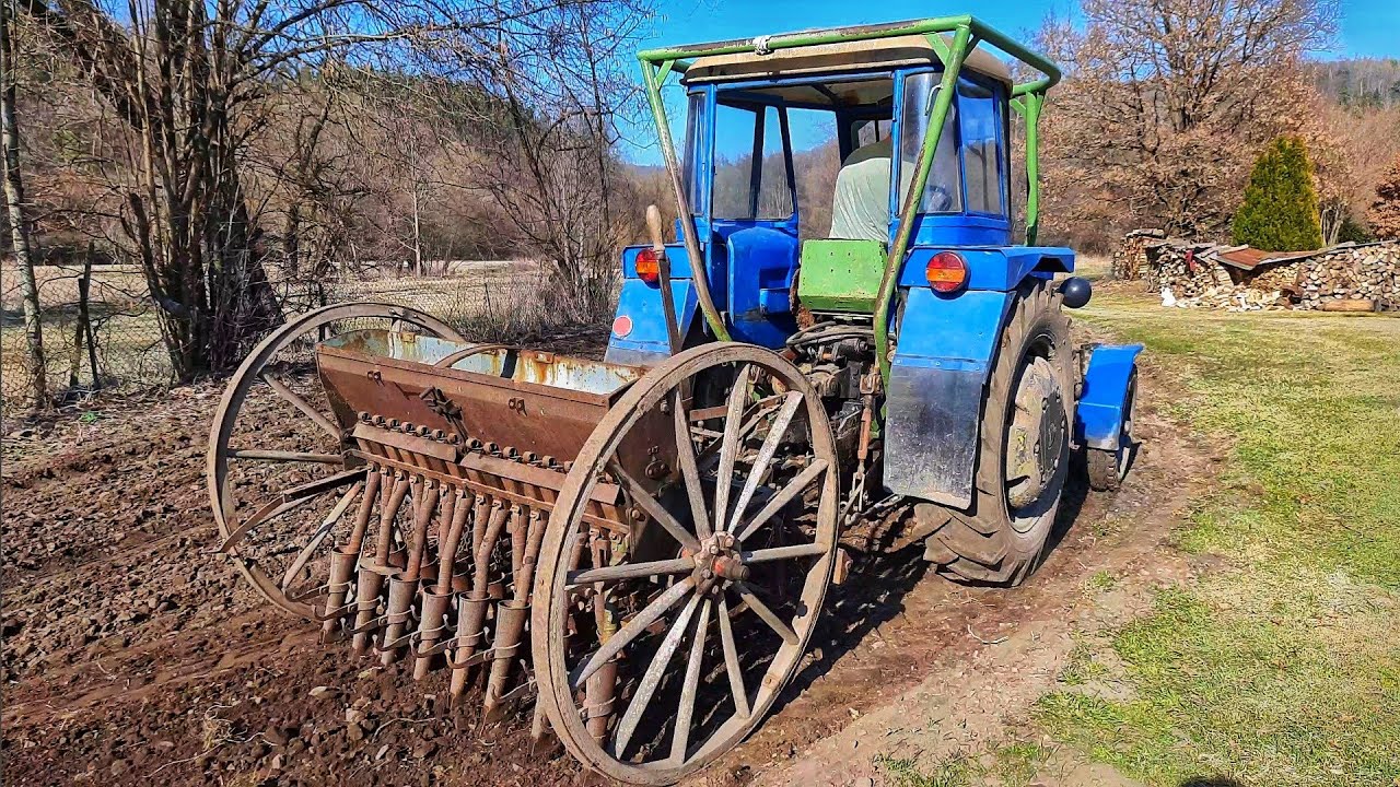 Příprava, setí, válení pšenice 2022 | Zetor 3011 & koňská sečka |