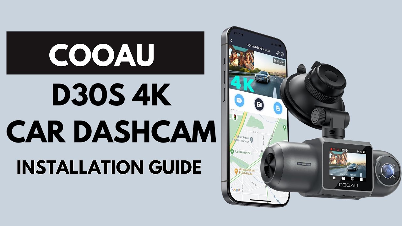 Установка и настройка: Руководство пользователя видеорегистратора COOAU D30S 4K