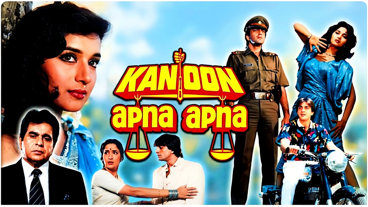 Kanoon Apna Apna Full Movie | Dilip Kumar, Nutan, Sanjay Dutt, Madhuri Dixit | 80s Action Thriller