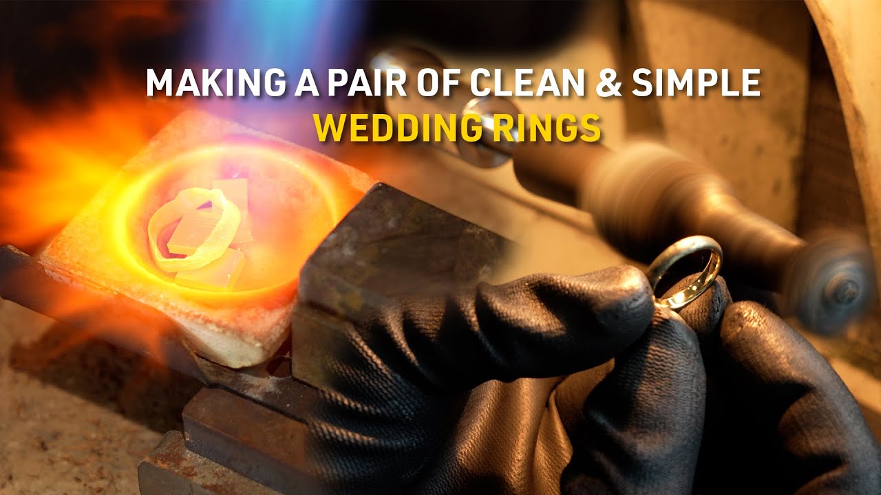 MAKING A PAIR OF CLEAN & SIMPLE WEDDING RINGS