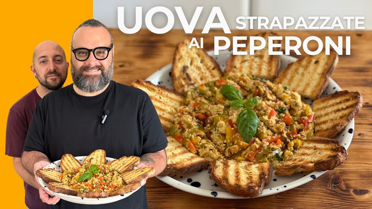 UOVA STRAPAZZATE AI PEPERONI: cremose, semplici e gustosissime!