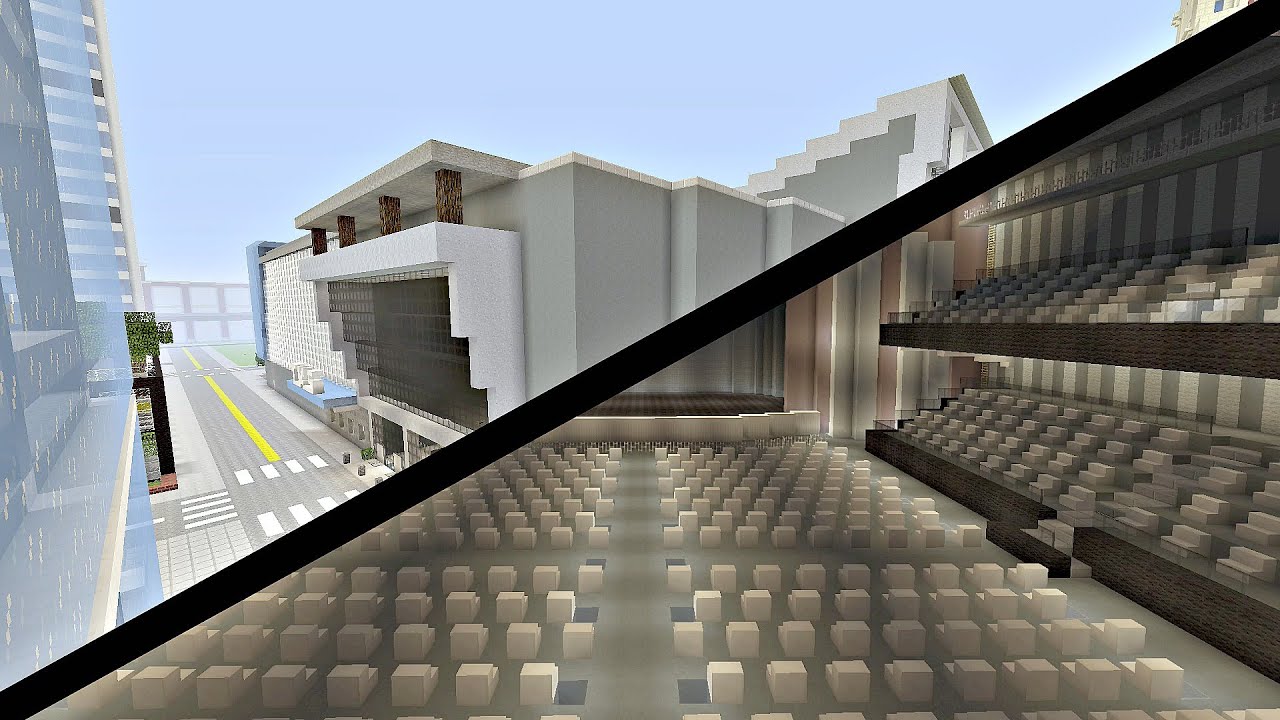 Massive Minecraft Concert Arena