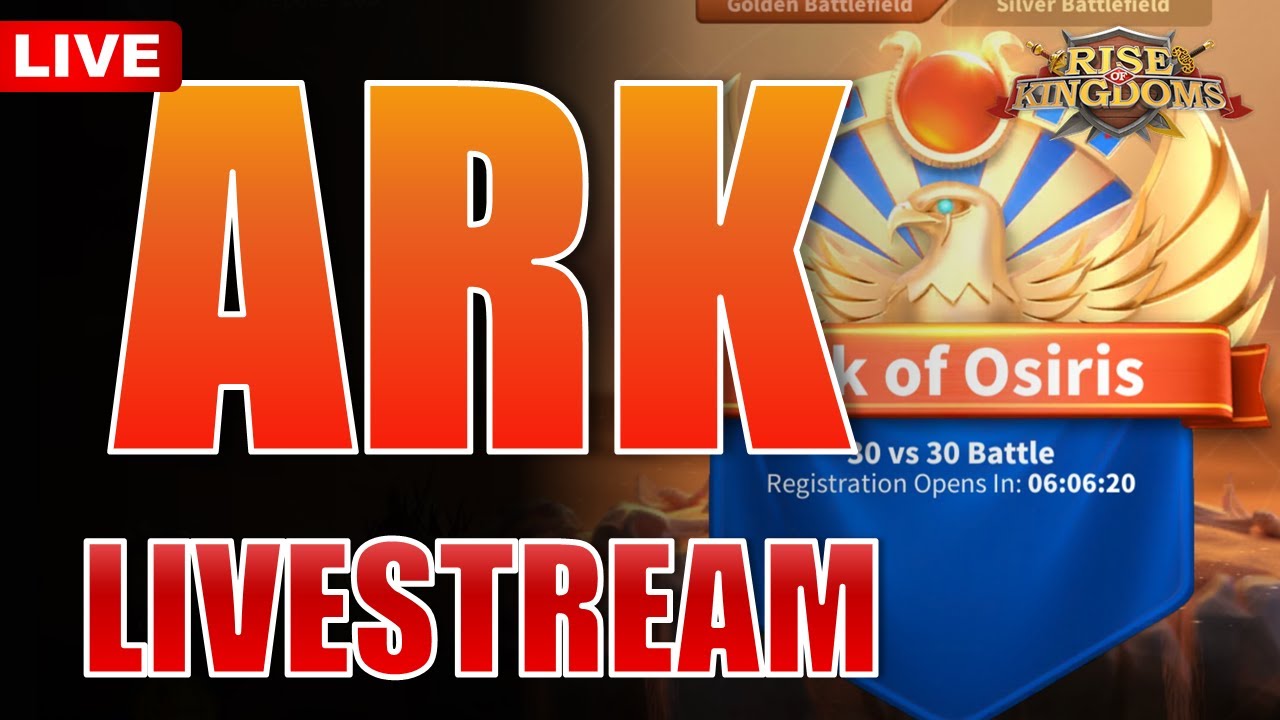 [LIVE] 20 vs 20 Ark of Osiris League AFTER GETTING ZEROED | Rise of Kingdoms