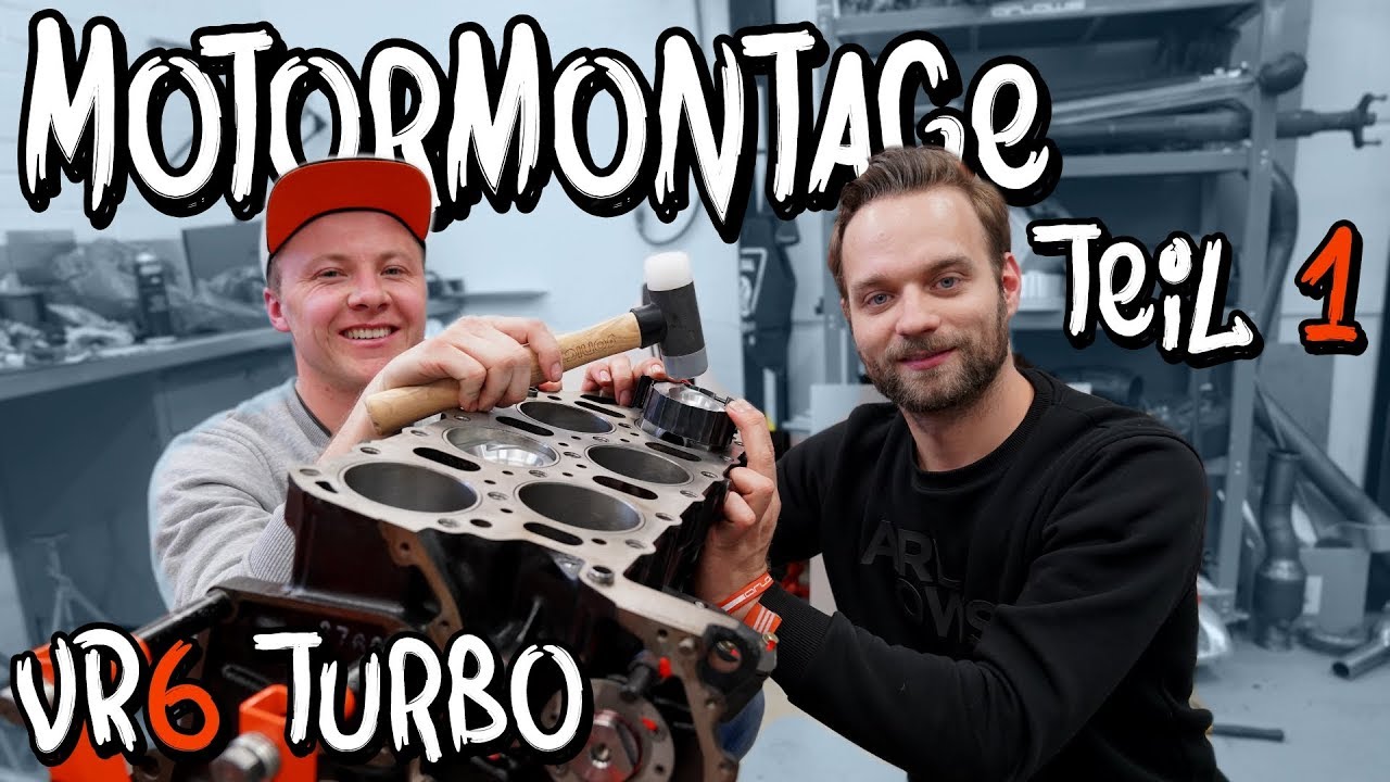Wir bauen Marius VR6 Turbo Motor zusammen! Teil 1| Philipp Kaess |