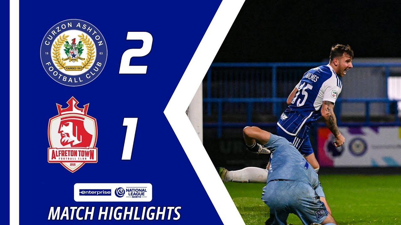 Лучшие моменты | Керзон Эштон 2-1 Алфретон Таун | Enterprise National League North
