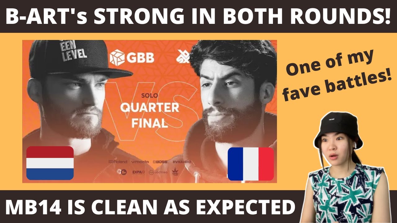 REACTION to B-ART vs MB14 | Grand Beatbox Battle 2019 | 1/4 Final + The Awesome Parts! 🔥