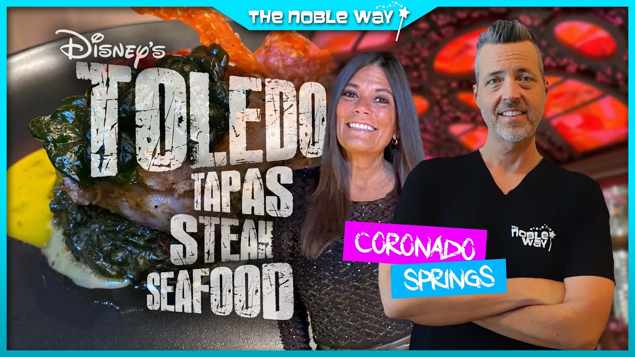 Disney's Toledo Restaurant, Tapas, Steaks, & Seafood! Spanish Cuisine At Coronado Springs
