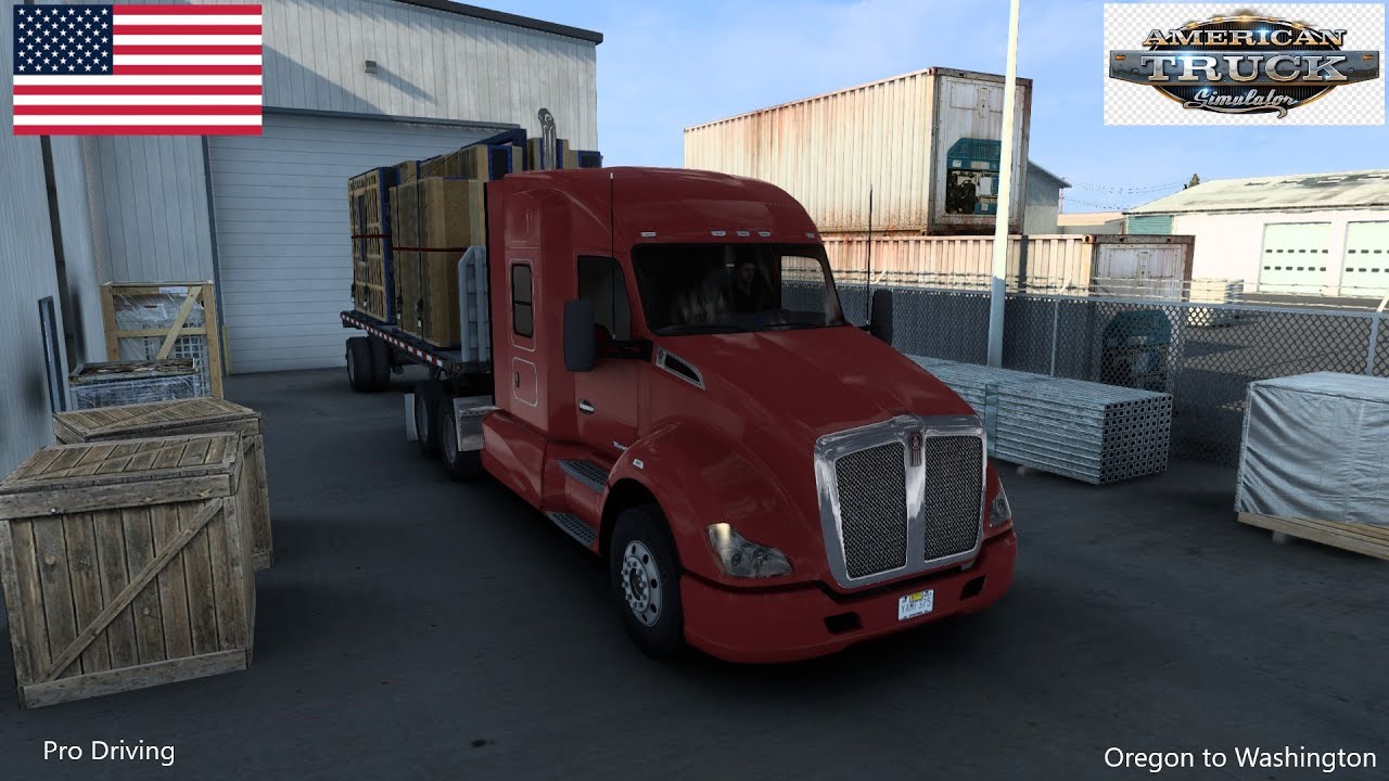 ATS Quick job from Ontario OR to Yakima WA 1.46 DLC&rsquo;s & Mods.