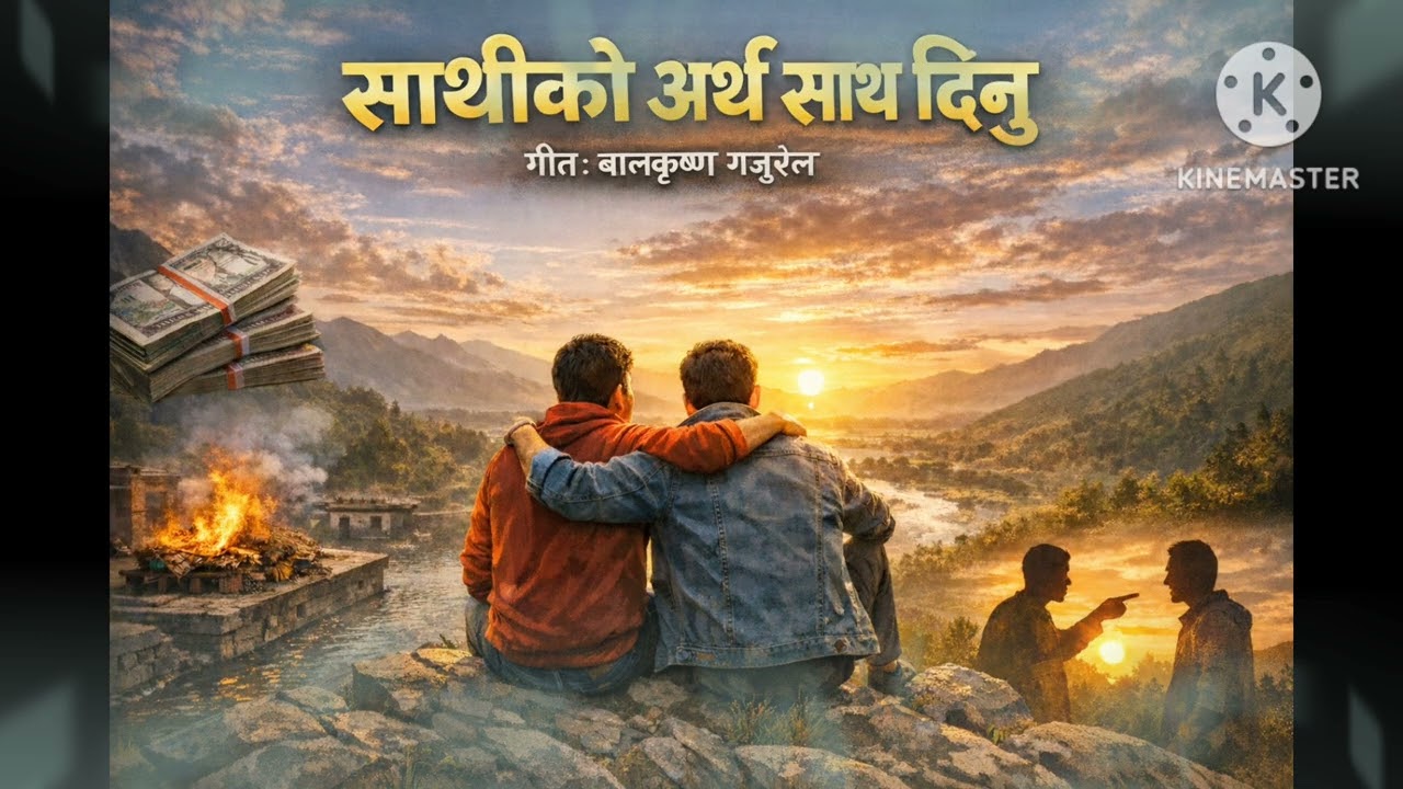 गीत-साथीको अर्थ साथ दिनु || Sathiko Artha Sath dinu || Lyrics- Balkrishna Gajurel || बालकृष्ण गजुरेल