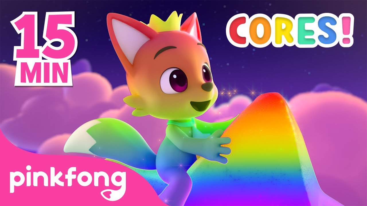 Aprenda as Cores com Pinkfong | 15Min | As Cores | Pinkfong @Hogi