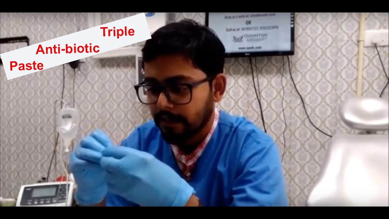 Triple Antibiotic Paste: Tri Antibiotic Root Canal THerapy- How to Make TAP for RCT