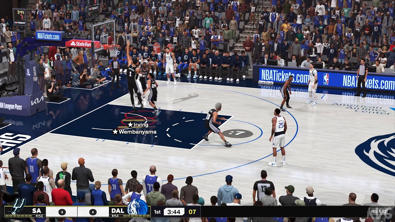 NBA 2K25 - San Antonio Spurs vs Dallas Mavericks - Gameplay (PS5 UHD) [4K60FPS]