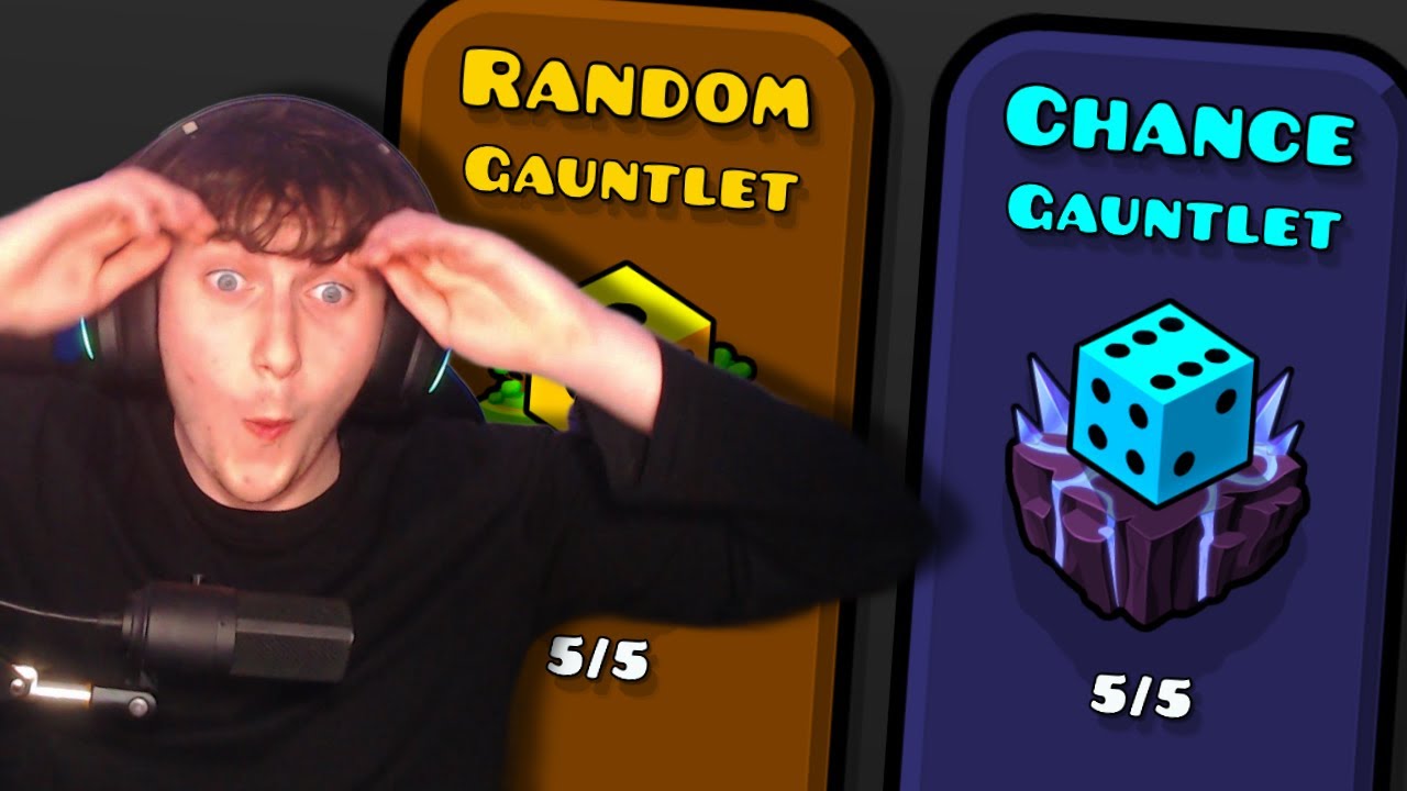 Playing the Random and Chance Gauntlets (I lost my mind) | Geometry Dash