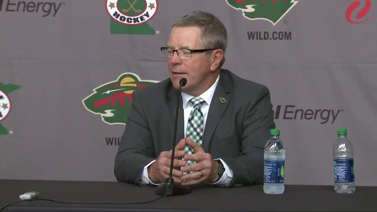 Minnesota Wild officially introduce new GM Paul Fenton