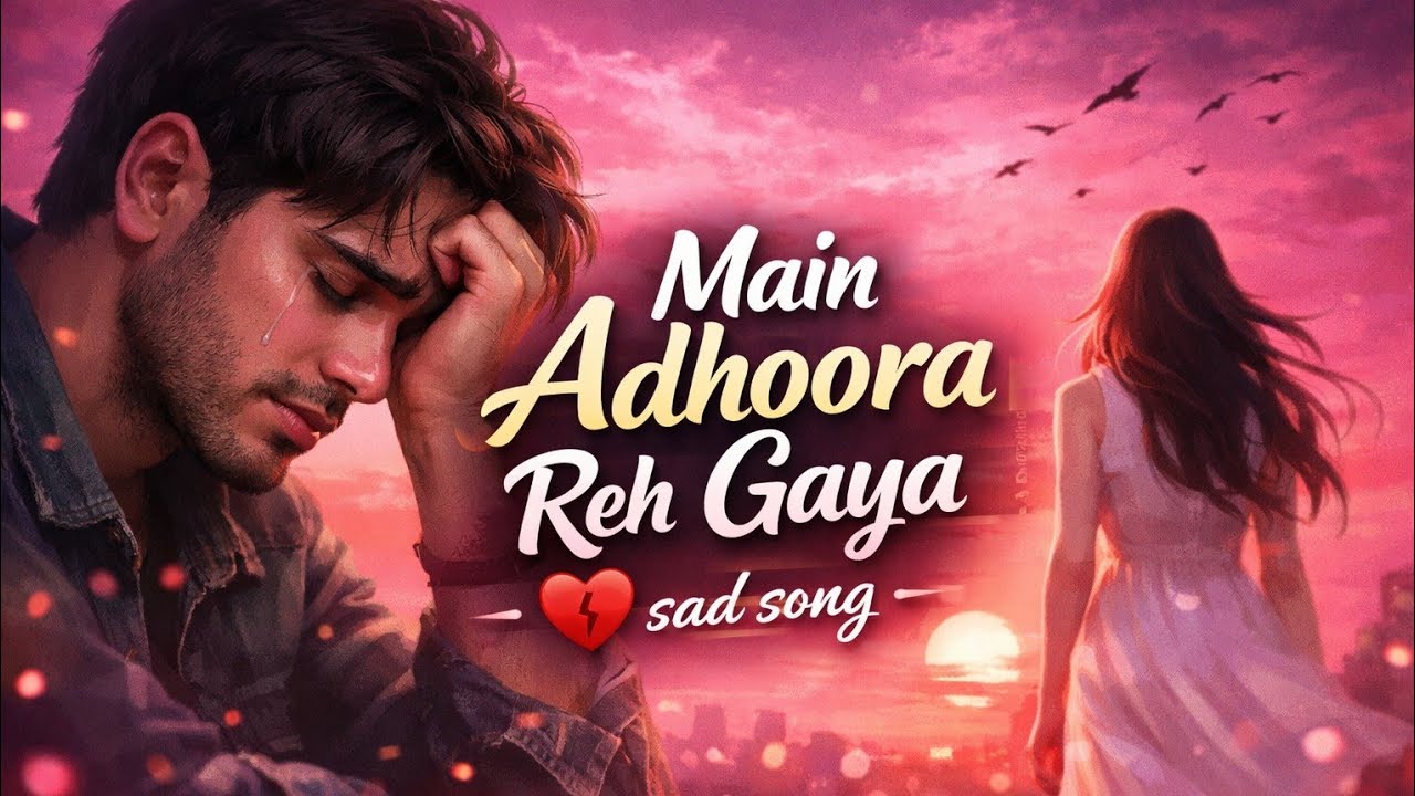 Main Adhoora Reh Gaya। मैं अधूरा रह गया। SAD Song। #hindisong #sadsong #newhindisong #bolleywoodsong