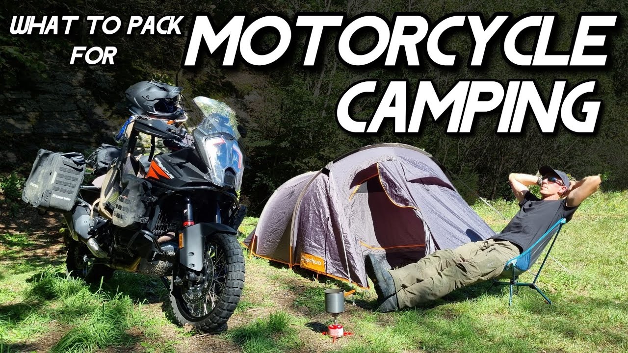 MOTORCYCLE CAMPING GEAR what to pack ? SLEEPING & COOKING, LUGGAGE SETUP on KTM 1290 Super Adventure