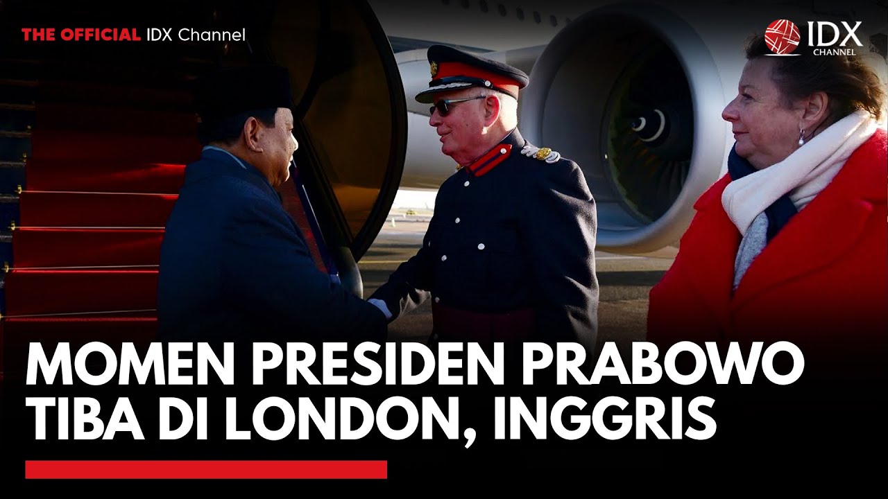 [FULL] Momen Presiden Prabowo Tiba di London, Inggris | IDXC UPDATE