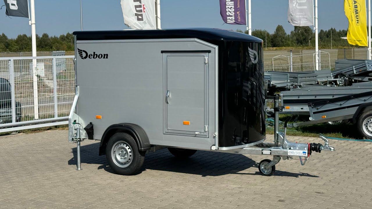 Debon C255 ALU + drzwi boczne | DMC 1300 kg / 255 x 150 cm | Przyczepy Delfin