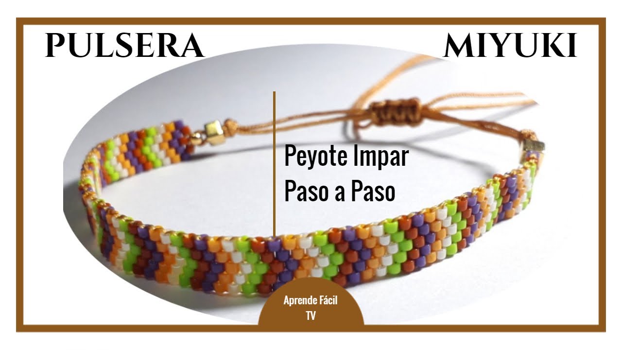 Pulsera Miyuki Peyote Impar/ Pulsera con delicas / brazalete con miyuki delica/ MIYUKI DELICA.
