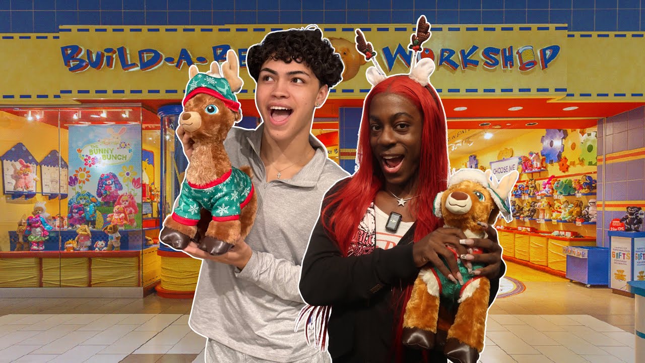 Мы получили РОЖДЕСТВЕНСКИХ плюшевых мишек от Build-A-Bear!