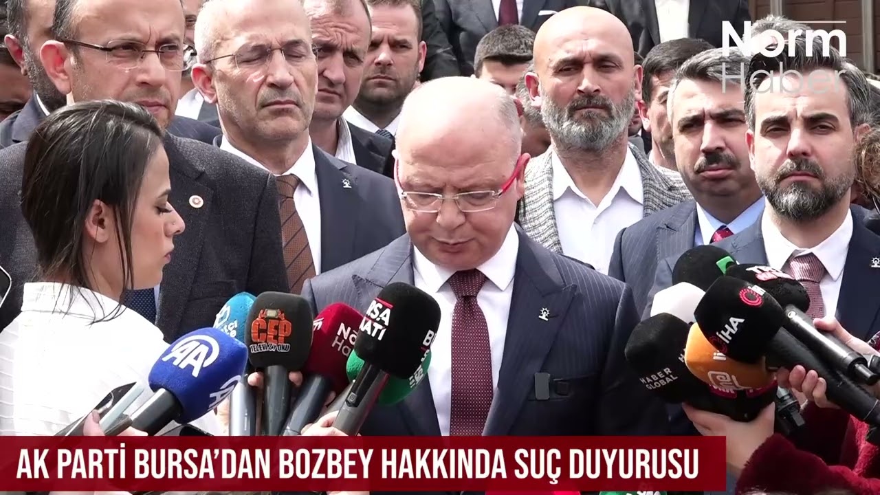 AK Parti Bursa’dan Bozbey hakkında suç duyurusu