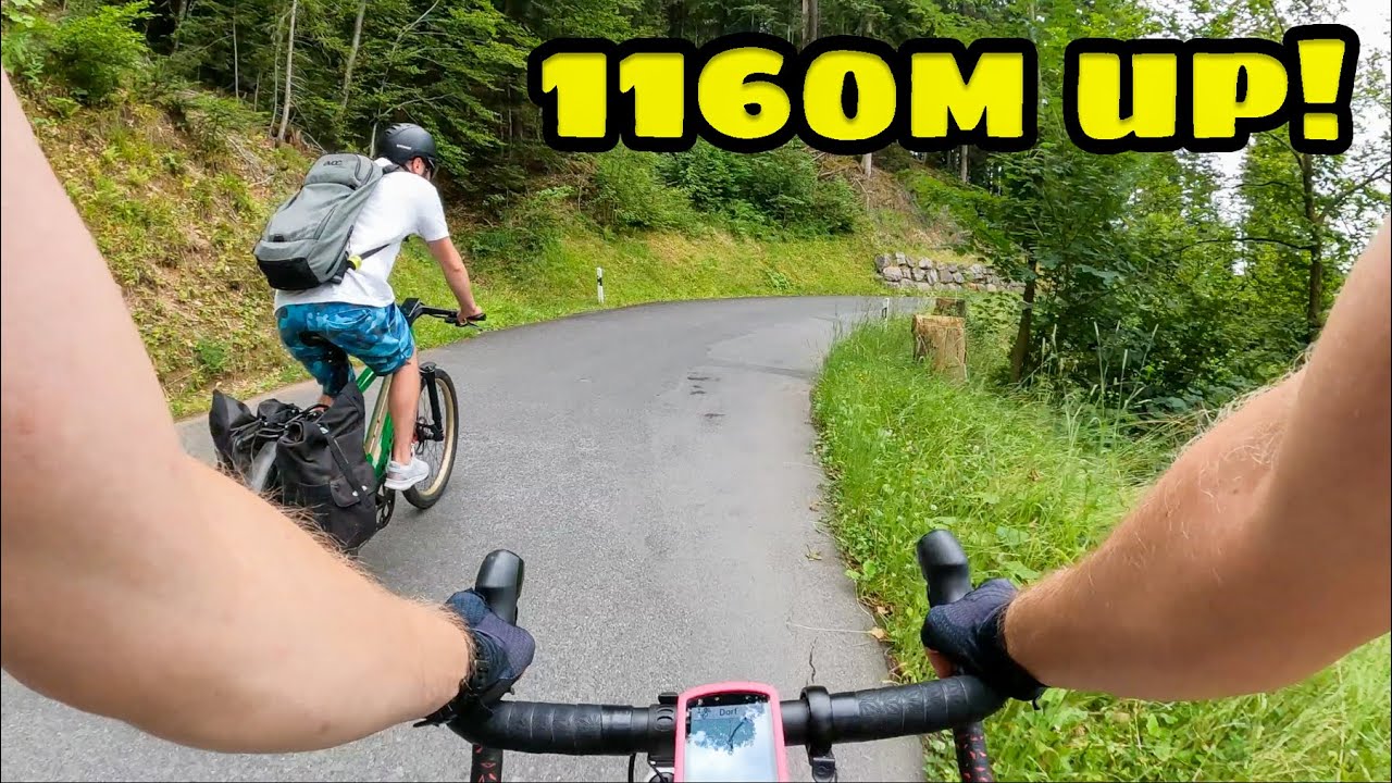 Rower szosowy i E-bike 50kg na szwajcarskim odludziu! [DB 173]