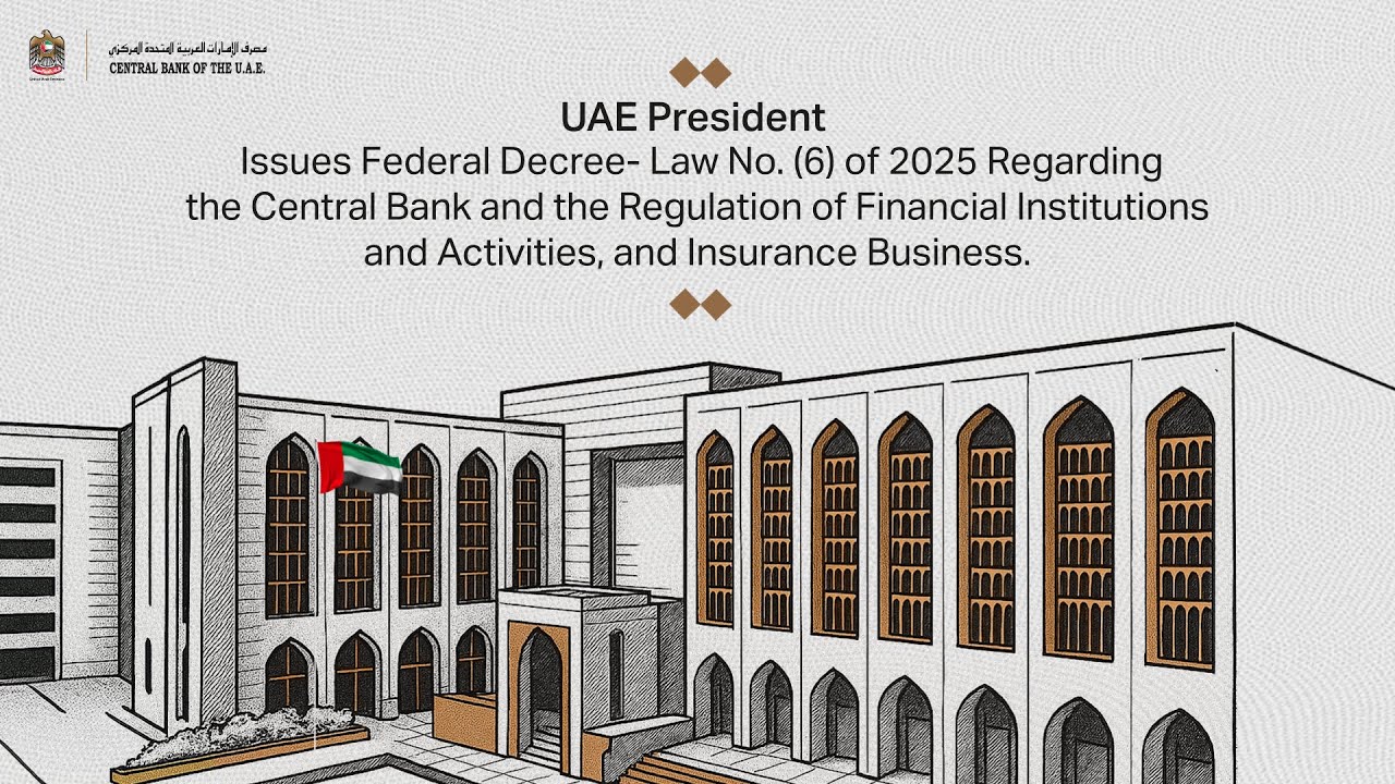 New Federal Decree-Law of 2025 Regarding the Central Bank