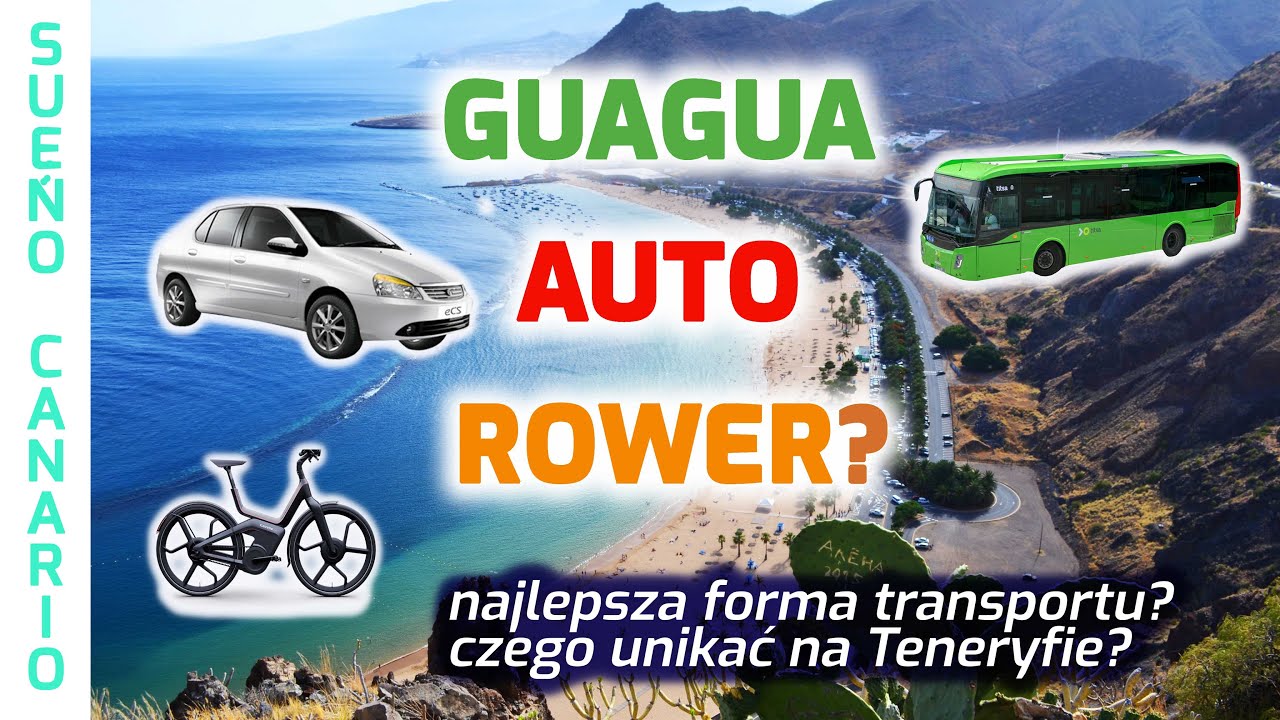 Jaki środek transportu jest najlepszy na Wyspach Kanaryjskich ~ Teneryfie? || TRANSPORT NA TENERYFIE