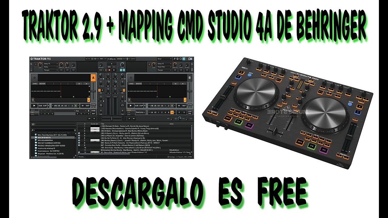 COMO INSTALAR TRAKTOR PASO A PASO + MAPPING CMD STUDIO 4A BEHRINGER -ESPAÑOL
