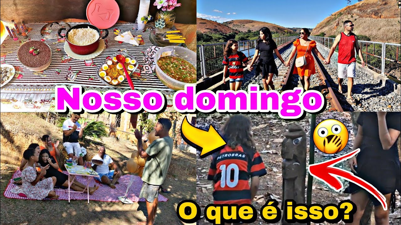 DOMINGÃO DE CHURRASCO ANIVERSÁRIO DO MARIO + OLHA SÓ O QUE AS MENINAS ACHARAM 😱😱😱