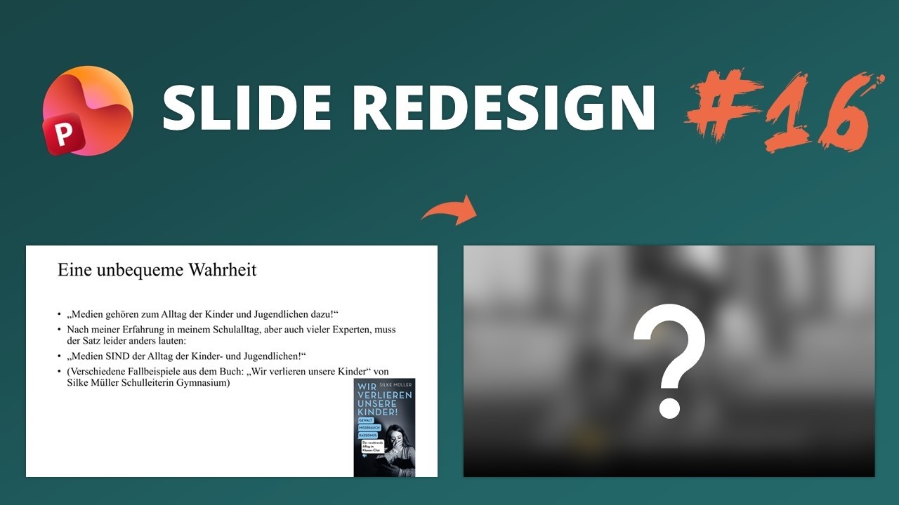 Langweilige Bulletpoints zur PROFI-FOLIE!!! PowerPoint Redesign!