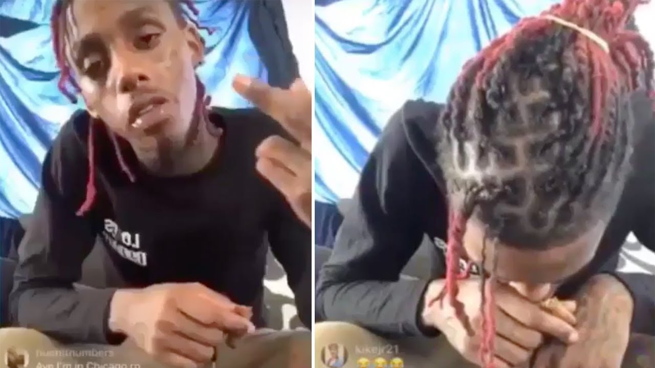 Famous Dex Popped 2 XAN's, A PERK, PULLED on a BLUNT and Fell ASLEEP LIVE on Instagram