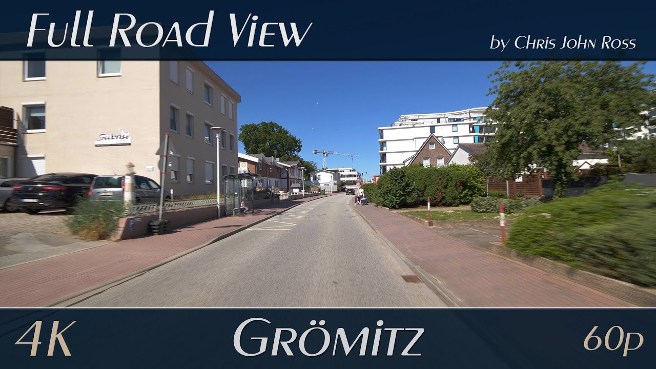 Grömitz, Schleswig-Holstein, Germany: Königsredder, Haffkamp, Wicheldorfstraße - 4K (2160p/60p) UHD