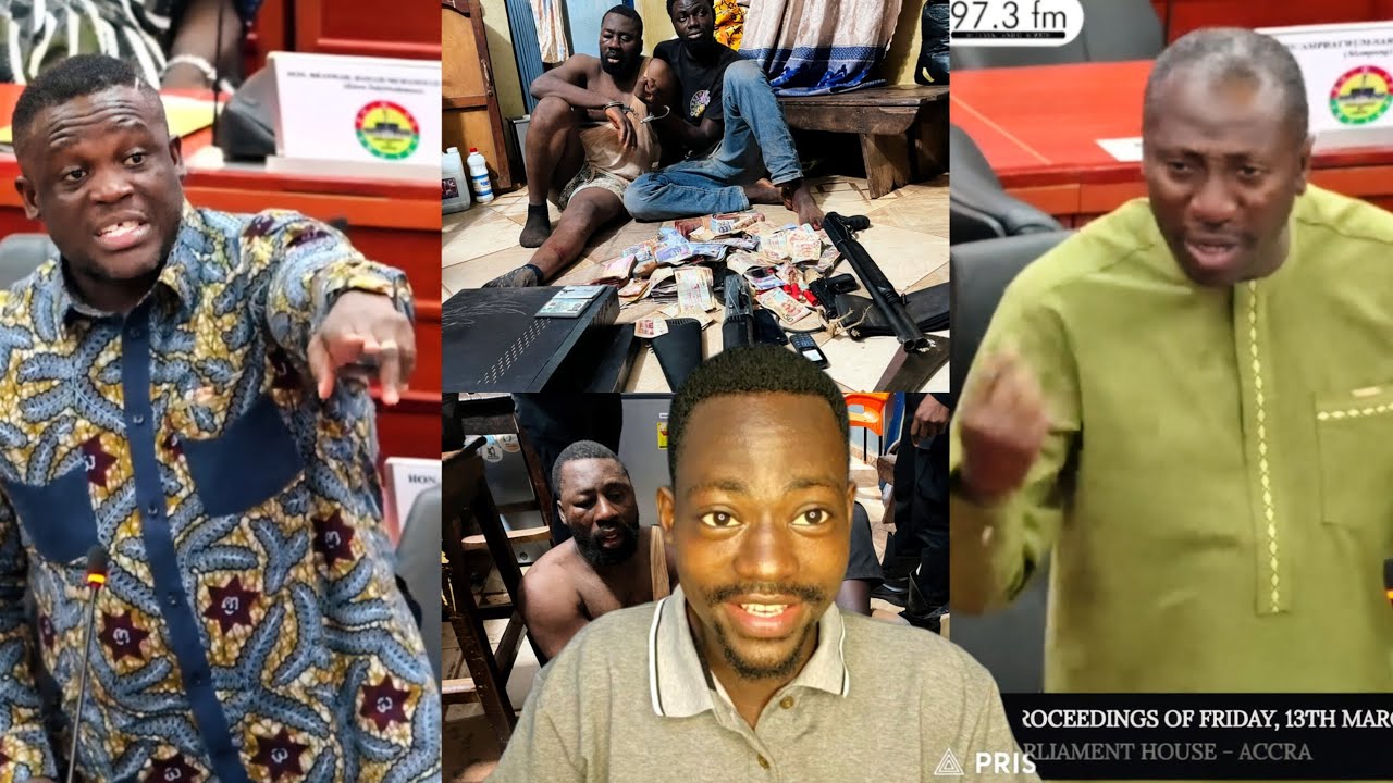 😂Sam George shũt Afenyo Markin in parliament today as they cl@sh over... Police arrest 6 for robbing