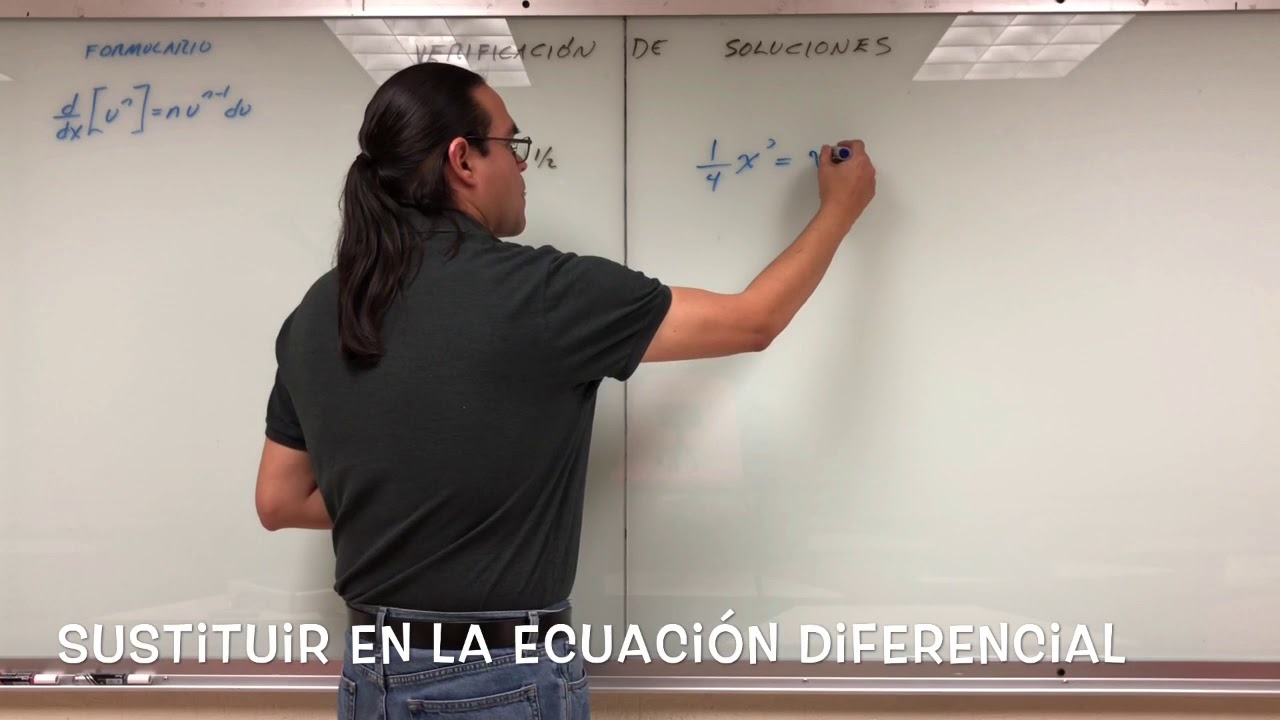 Verificación Solución Ecuaciones Diferenciales