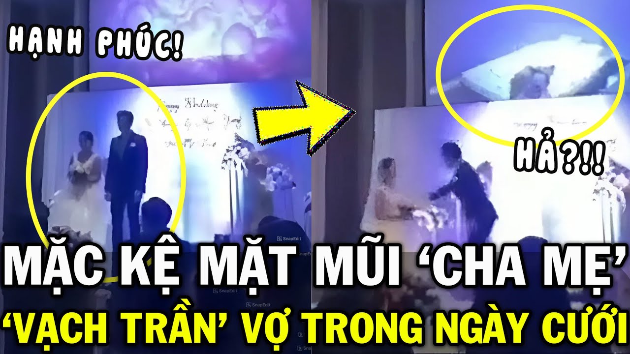 Cay c&uacute; vợ ngoại t&igrave;nh, chồng tung CẢNH N&Oacute;NG của vợ v&agrave; bồ ngay giữa Đ&Aacute;M CƯỚI để trả th&ugrave; | Gen Z Review