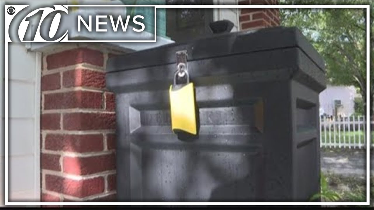 Tampa man's box lock prevents porch pirates from stealing packages