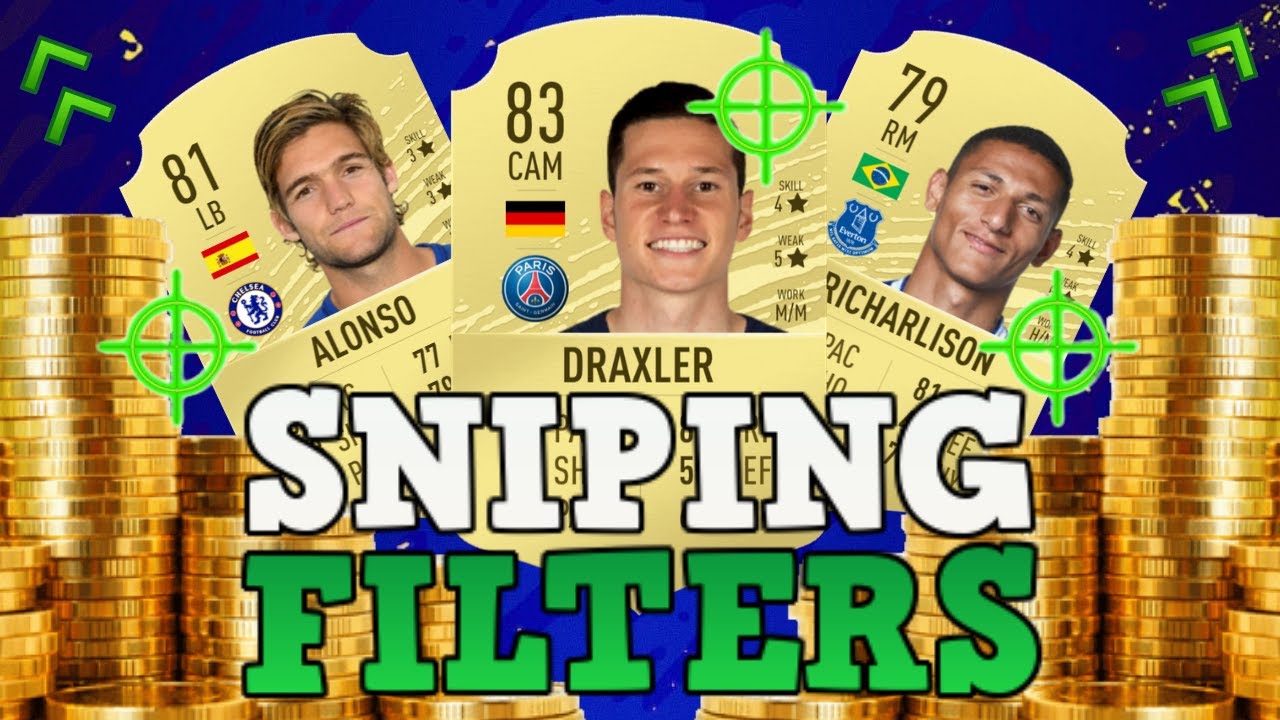 FIFA 20 BEST SNIPING FILTERS! BEST PLAYERS TO SNIPE ON FIFA 20! MAKE 300K COINS RIGHT NOW ON FIFA 20