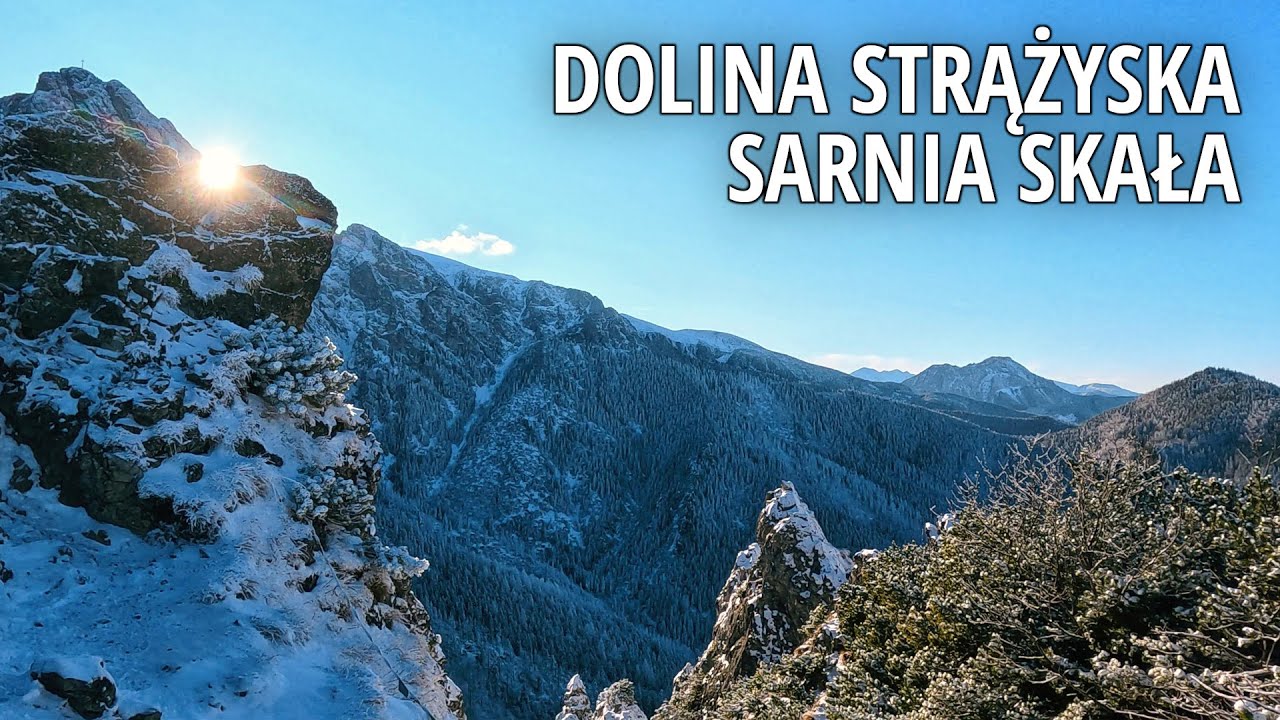 [bez roweru] Tatry zimą | Dolina Strążyska - Sarnia Skała i powrót Doliną Białego