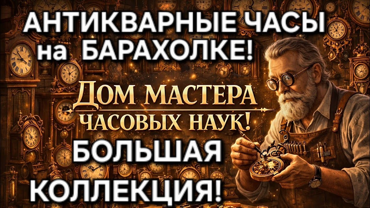КУЧА РАЗНЫХ ЧАСОВ! БАРАХОЛКA У ДОКТОРА ДОМА! КОЛЛЕКЦИЯ ИЗ 170-ти ЧАСОВ! ОСТАЛОСЬ 140! ЛУЧШЕ УВИДЕТЬ!