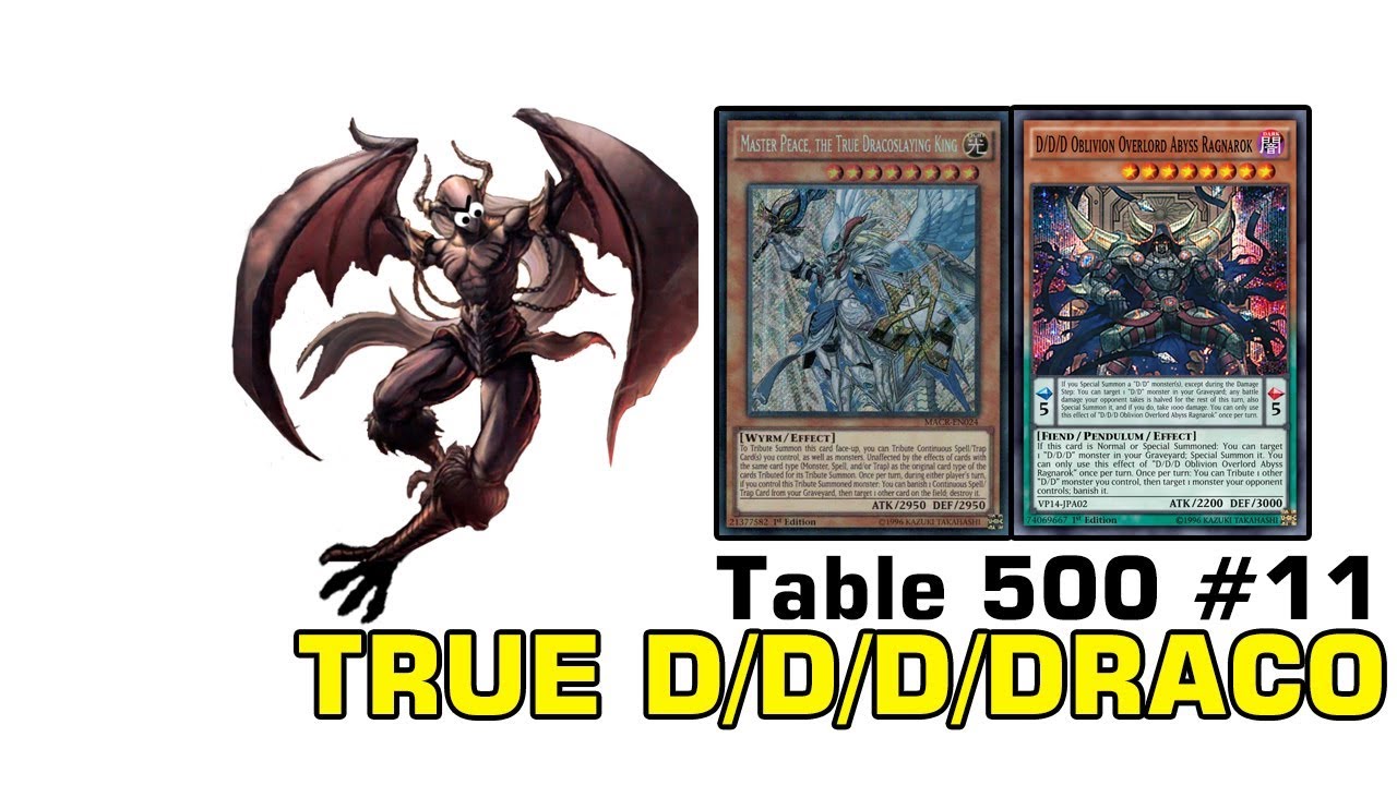 Table 500 Coaching #11 - True D/D/D/Draco 