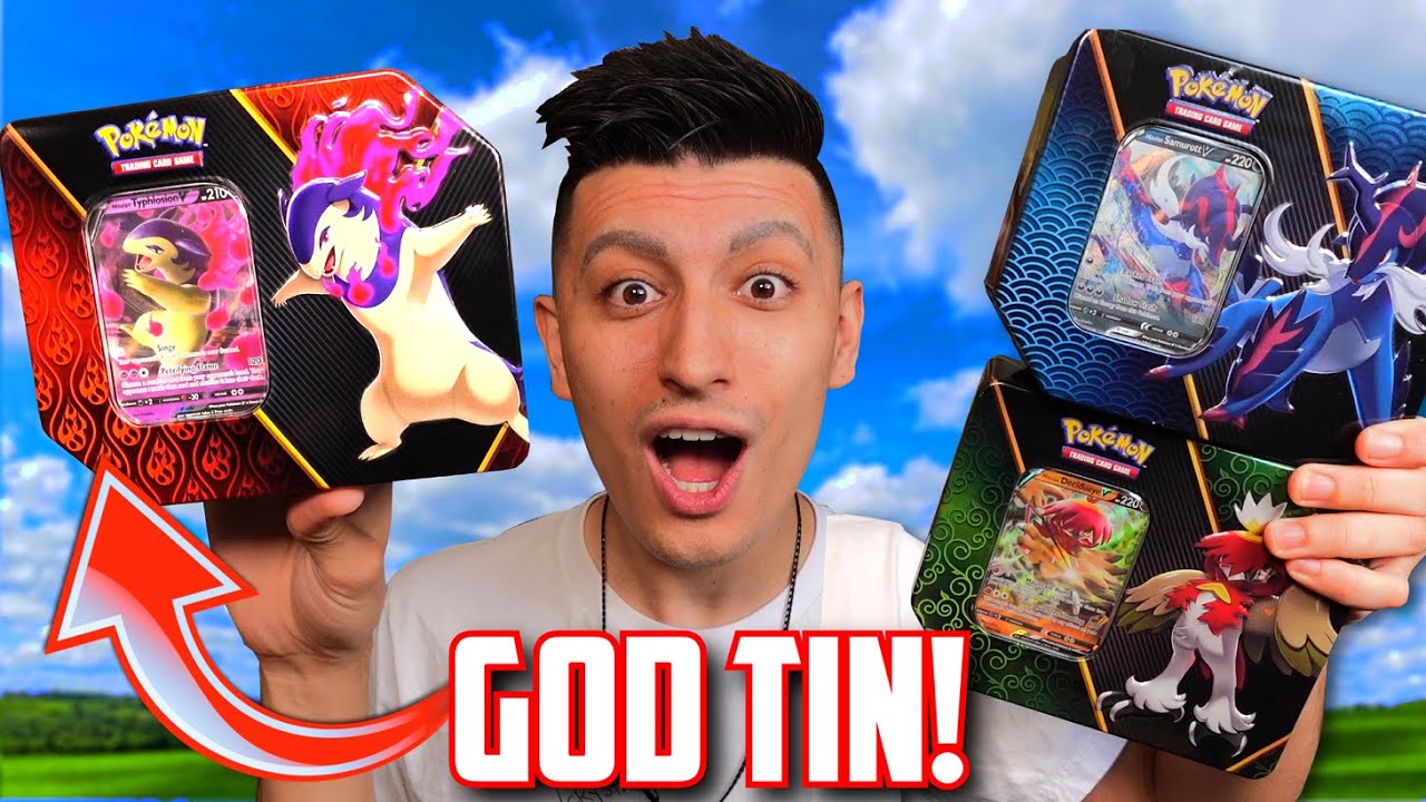 The BEST Pokemon Card Tins of 2022! (Divergent Powers Tins OPENING!)