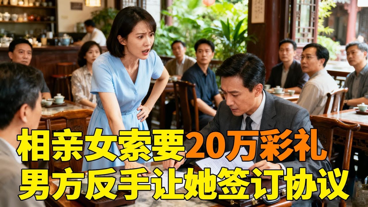 相亲女索要 20 万彩礼太离谱！男方提出签赡养协议，女方当场破防说就是诈骗！【轩语说媒】