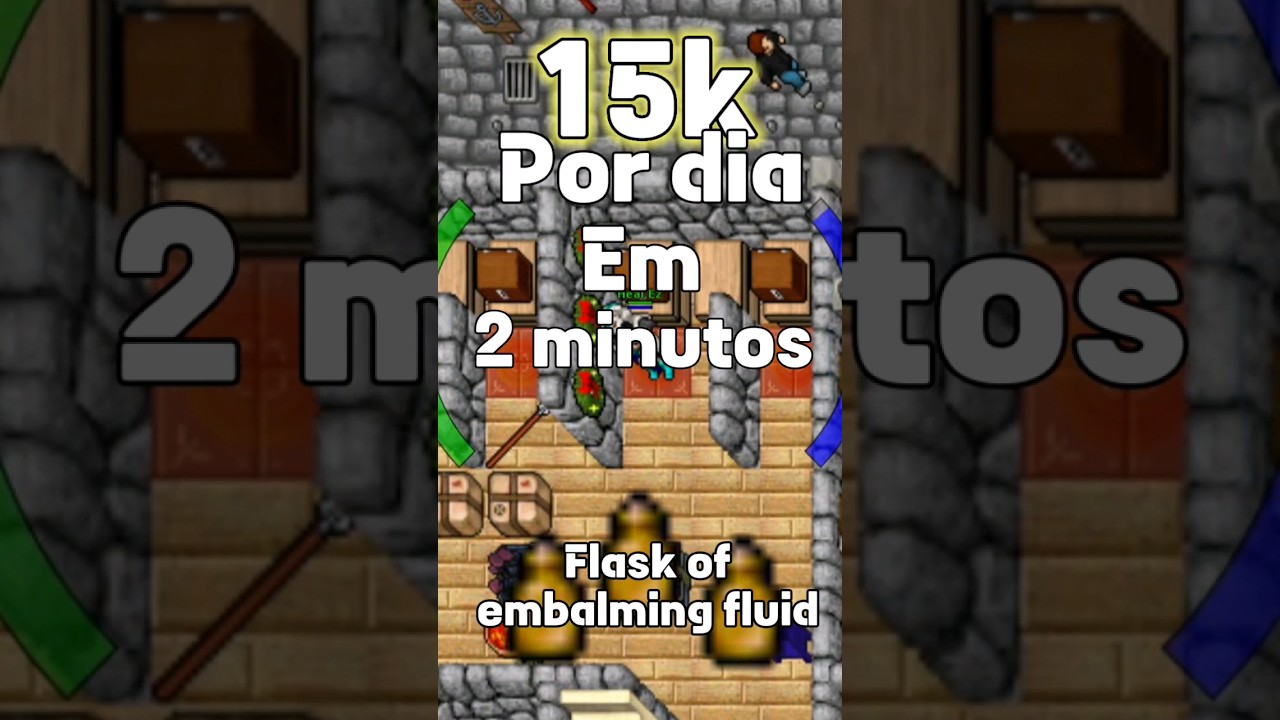 #tibia Profit 15k por dia em 2 minutos